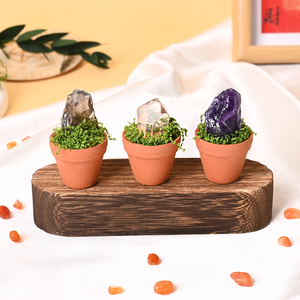Pierres naturelles de guérison en gros, quartz brut, spécimens minéraux, mini cristaux bruts, pierres brutes pour bonsaï et décoration - Product Image 6