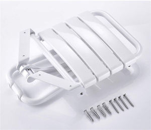 קיר מתקפל שרפרף אמבטיה מושב מקלחת אמבטיה שרפרף כיסא מעבר קיר-רכוב קשישים/נכים אנטי להחליק בטיחות מקלחת כיסא - Product Image 2