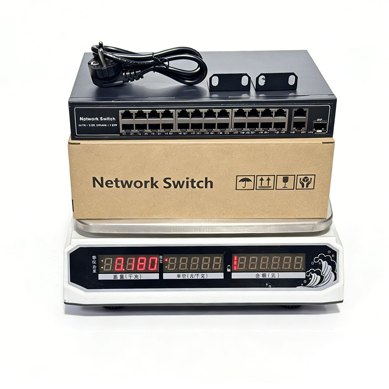 24*FE POE+2*GE UPLINK+1*GE SFP