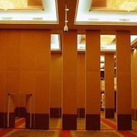 Cloison de séparation insonorisée pour hôtel, salle de réception, mur coulissant en aluminium, écran de séparation mobile, porte pliante