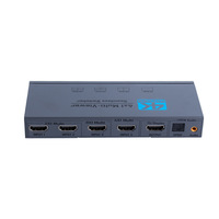 Commutateur HDMI 1.4 en métal version améliorée Hardrock, multiviewer sans coupure 4x1, prend en charge la séparation audio 4K, fabriqué en Chine