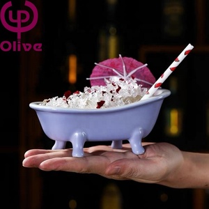 <span class=keywords><strong>Verre</strong></span> à cocktail en céramique coloré macaron <span class=keywords><strong>rose</strong></span>, bleu, vert, pour milkshake, vaisselle de table, bol à dessert mignon pour cuisine, <span class=keywords><strong>verre</strong></span> à boisson pour bar, <span class=keywords><strong>verre</strong></span> à cocktail en forme de baignoire - Product Image 5