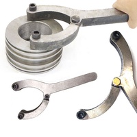 Llave universal para cilindros hidráulicos de excavadora, herramienta de mantenimiento ajustable para desmontar pistones y sellos de aceite