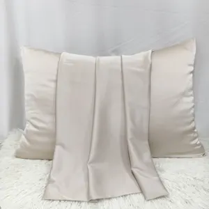Diskon besar-besaran pabrik Amazon soft custom mewah murni 100% sarung bantal sutra alami murbei dengan ritsleting atau amplop sarung bantal sutra