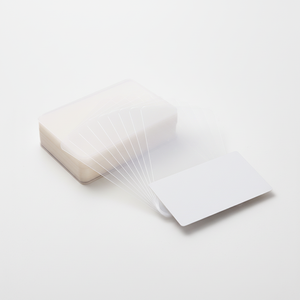 Cartes à bande magnétique en PVC personnalisées (CR80) imprimées numériquement, vierges blanches/transparentes, laminées ; Prises en charge de l'impression et du gaufrage - Product Image 1