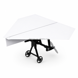 Aereo di Carta Telecomandato 2.4GHz Fai-da-Te, Giocattolo RC Elettrico Pieghevole STEM per Bambini, Vendita all'Ingrosso - Product Image 1
