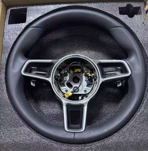 Volante de Gamuza Compatible con Porsche, Sin Levas ni Botones, para Panamera, Cayenne, <span class=keywords><strong>Macan</strong></span>, 718, 911, 918, 997, 991, Boxster, Cayman - Product Image 1