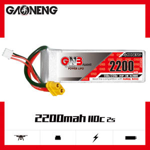 แบตเตอรี่ลิโพ GNB 2S 3S 4S 5S 6S 2200mAh 110C แรงดันสูง สำหรับชุดโดรน FPV ขนาด <span class=keywords><strong>3</strong></span>~7 นิ้ว - Product Image 2