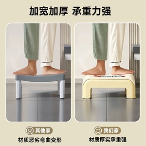 Children's Plastic Toilet Stool With Footrest Large Straight Body For Kids Potty Training - Product Image 2