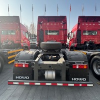 Camion tracteur diesel HOWO 371 6x4 Euro 3 d'occasion avec écran tactile et caméra arrière, remis à neuf, à vendre