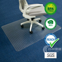 Quantité minimale de commande x mm(70 "x 47") échantillon gratuit, faible, tapis de chaise de bureau d'ordinateur à usage intensif pour tapis de sol