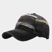 Gorra de Béisbol Vintage Lavada y Desgastada para Hombre y Mujer, Gorras Lisas Ajustables Estilo Dad Hat, Gorra Hip Hop