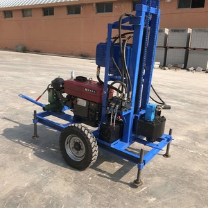 Factory Hot Sale 100m/150m Water Well Drill <strong>Rig</strong> 28HP/32HP Core Drill Machine with Pump Engine Core Equipment for <strong>Mine</strong> Drilling - Product Image 1