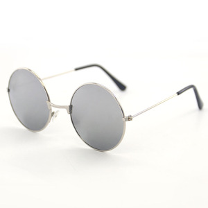 Gafas de Sol Unisex Redondas con Montura Metálica Dorada, <span class=keywords><strong>Lentes</strong></span> AC, Moda Popular, Mercancía Disponible, Alta Calidad, Entrega Rápida - Product Image 4