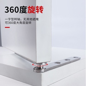 บานพับเฟอร์นิเจอร์สแตนเลส หมุนได้ 360 องศา ดีไซน์ซ่อน สำหรับประตูและหน้าต่าง - Product Image 1