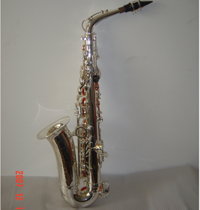 Saxophone alto professionnel de couleur argent, <span class=keywords><strong>saxo</strong></span> - Product Image 1