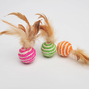 Han Ke Miao Rainbow Ball, petit jouet silencieux pour chat, pour le plaisir des animaux domestiques - Product Image 2