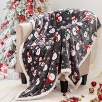 Couverture de luxe coffrets cadeaux de noël présents couvertures 2026 vente chaude épais polaire chaud voyage jeter couverture