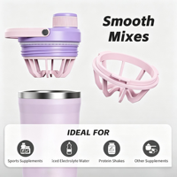 Bouteille shaker isotherme premium YEWAYOGA avec joints en silicone et mélangeur de protéines pour accessoires de fitness et gourde d'eau