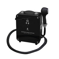 Vaporisateur professionnel DTY de style table blanc et noir à lumière bleue pour soins capillaires, brumisateur nano pour traitement lissant des cheveux, certifié CE