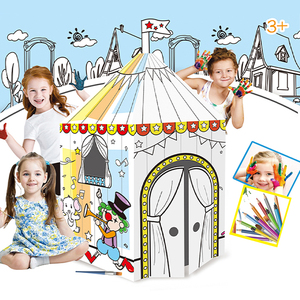 Juguetes Educativos para niños, juguetes educativos <span class=keywords><strong>de</strong></span> cartón, juego <span class=keywords><strong>de</strong></span> juguetes <span class=keywords><strong>de</strong></span> dibujo para colorear con garabatos DIY - Product Image 3