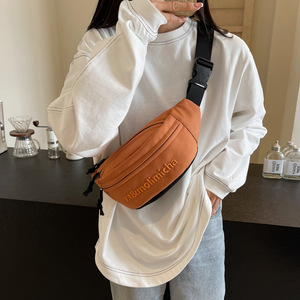 Molimicha Women's Chest Bag Caramel Water Resistant Zipper Closure Cycling Everyday Use Single Strap Summer 2024 - Product Image 1