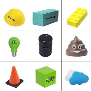 Wholesale Custom Oil Drum Stress <b>Ball</b> PU Foam Branding Toy Brand 8*5*5 for Industrial Promotion 5 7 Years Custom Color - Product Image 2