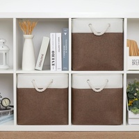 Grands paniers de rangement pliables en tissu de lin écologique, en forme de cœur, pour vêtements, jouets, linge sale, maison et chambre d'enfant