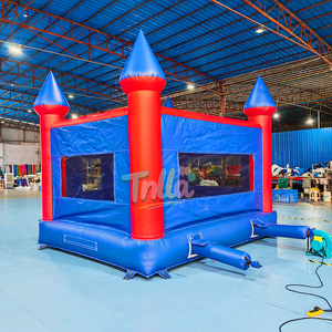 Castillo Inflable Comercial con Diseño de Dinosaurio, Brincolín con Soplador de Aire para Fiestas Infantiles en Alquiler - Product Image 3