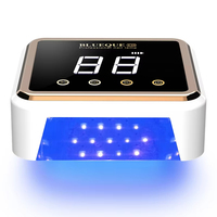 Lampe à ongles UV/LED sans fil professionnelle avec 30 perles et écran tactile intelligent-Séchoir à gel à durcissement rapide rechargeable pour salon et maison