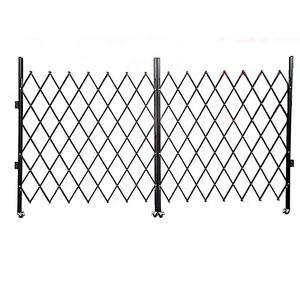 Système de sécurité escamotable de barrière de porte de bâti de mur coulissant escamotable de porte en métal de porte de barrière de sécurité escamotable - Product Image 2