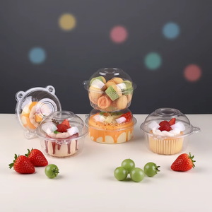 Proveedor de <span class=keywords><strong>Cajas</strong></span> de Plástico PET en Qingdao, Venta al por Mayor de Envases Redondos con Diseño Atractivo <span class=keywords><strong>para</strong></span> <span class=keywords><strong>Postres</strong></span> y Alimentos - Product Image 3
