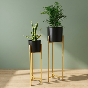 Soporte de Metal Moderno y Lujoso para Plantas, Recubierto con Pintura en Polvo, para Decoración Elegante del Hogar y Jardín - Product Image 5