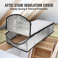 Couverture isolante en feuille bulle pour grenier, isolation thermique réfléchissante pour l'isolation des escaliers et des toits, économie d'énergie