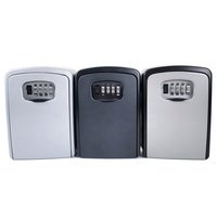 Coffre-fort à combinaison Secure Key XL, robuste, pour extérieur, à fixer au mur, boîte de sécurité pour clés, grand espace de rangement interne pour la maison