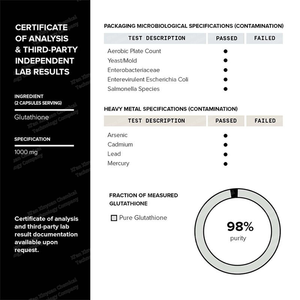 Cápsulas de Glutatión de Ultra Alta Potencia 1000mg ODM/OEM, 60 Cápsulas, Suplemento de Glutatión Reducido para Blanqueamiento de la Piel en Adultos - Product Image 4