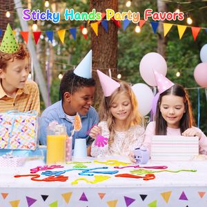 Lot <span class=keywords><strong>de</strong></span> 30 mains collantes extensibles pour enfants, cadeaux <span class=keywords><strong>de</strong></span> fête, cadeaux pour étudiants, bibelots d'<span class=keywords><strong>anniversaire</strong></span>, mains collantes à claquer - Product Image 2