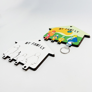 Regalos Originales, Decoración para Bicicletas, Llaveros <span class=keywords><strong>de</strong></span> MDF Sublimables a la Moda, Porta Llaves Desmontable - Product Image 5