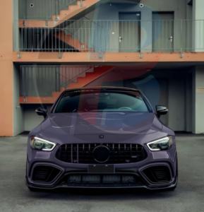 Kit carrosserie en fibre de carbone sèche brabus pour Mercedes-Benz X290 <span class=keywords><strong>AMG</strong></span> GT63 <span class=keywords><strong>GTS</strong></span>, mise à niveau du style brabus, kit carrosserie, lèvre avant, diffuseur arrière - Product Image 3