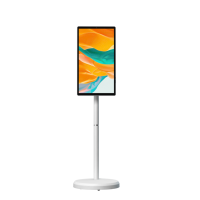 VETO 24 27 32 Zoll Smart Tragbarer Fernseher 4K Kabellos Beweglich Eingebaute Kamera Industrieller Touchscreen-Panel auf Rädern