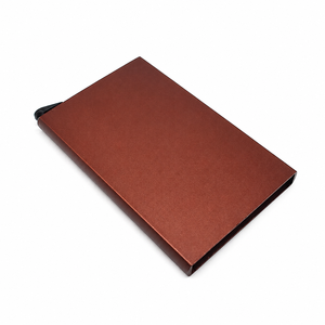 <b>RFID</b> <b>Blocking</b> Card Case Modern Minimalist Aluminum Card Holder Pop Up Smart <b>Wallet</b> Slim Metal Card Case Wholesale for Men Women - Product Image 1