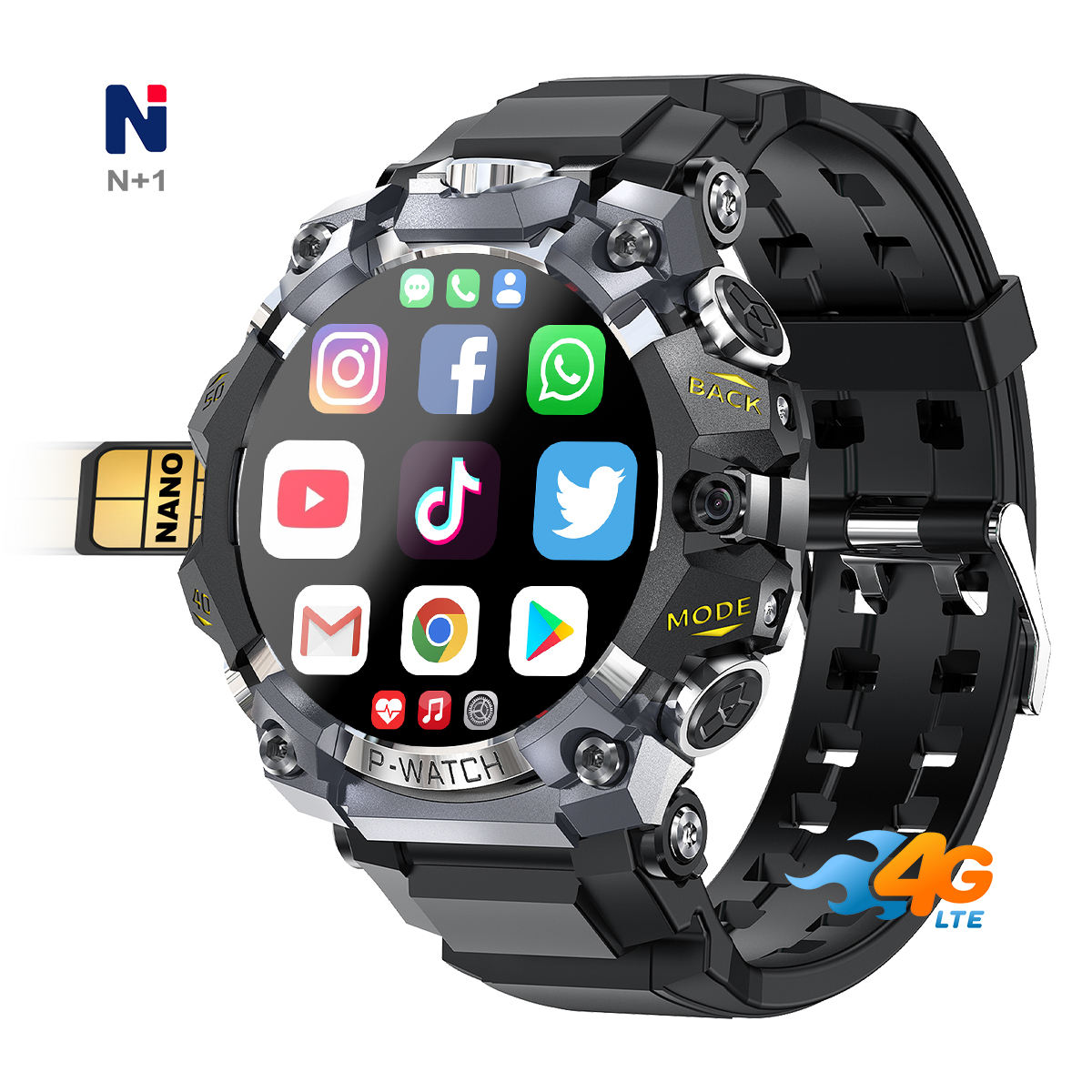 Jam Tangan Orologio Smartwatch Android 4G Smart Watch With