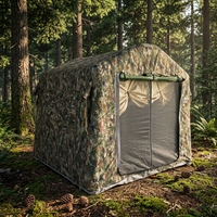 Tente d'urgence gonflable étanche en PVC Oxford, abri de secours pour interventions en cas de catastrophe, structure scellée à l'air, rapide et portable