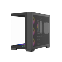 Boîtier PC Gaming USB 3.0 SPCC 0,70 mm ATX/M-ATX/ITX avec prise en charge de la carte mère à connexion arrière