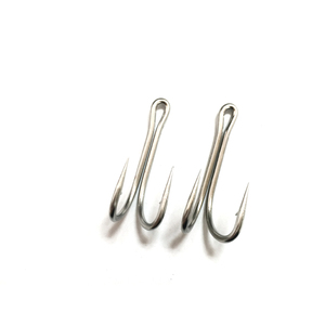 10 piezas/bolsa 7897S 20 # 21 # 22 # 23 # 24 # 25 # 26 #   Anzuelo de Pesca Doble para <span class=keywords><strong>Barco</strong></span>, Hecho a <span class=keywords><strong>Mano</strong></span> en Acero Inoxidable, Modelo Frog Ocean - Product Image 6
