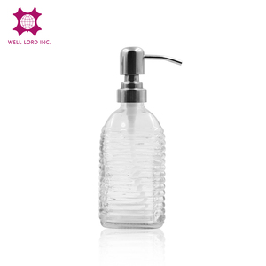 Bouteille à pompe multifonctionnelle de 375ml Design élégant Bouteille en verre esthétique pour usage cosmétique - Product Image 2
