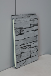 Panneau mural isolé en métal sculpté Revêtement mural extérieur décoratif avec noyau en PU - Product Image 4