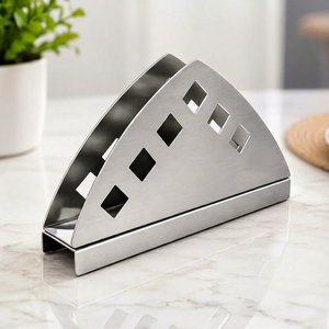Porte-serviettes en acier inoxydable pour table à manger, porte-serviettes pour table, cuisine, restaurant, hôtel, bureau, décoration - Product Image 1