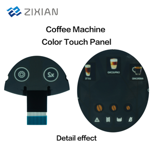 Clavier de commande tactile personnalisé <span class=keywords><strong>pour</strong></span> <span class=keywords><strong>machine</strong></span> à <span class=keywords><strong>café</strong></span>, interrupteur à membrane, sérigraphie, <span class=keywords><strong>pour</strong></span> appareils électroménagers - Product Image 5