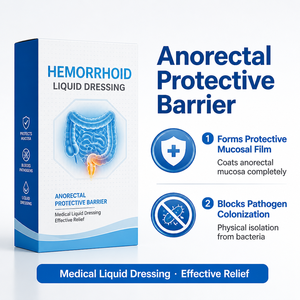 <span class=keywords><strong>Pansement</strong></span> <span class=keywords><strong>liquide</strong></span> médical pour hémorroïdes internes et mixtes, soulagement de la douleur anale, de la congestion et de la constipation - Product Image 2